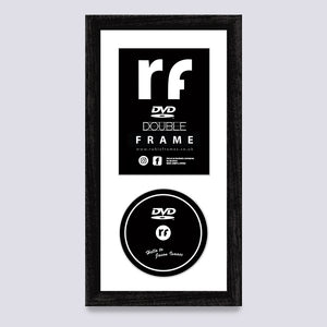 Black (Wood Grain) DVD Single or Double Frame