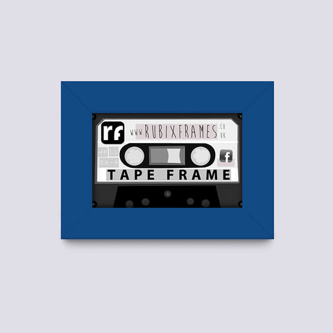Blue - Dark Audio Cassette Tape Frame
