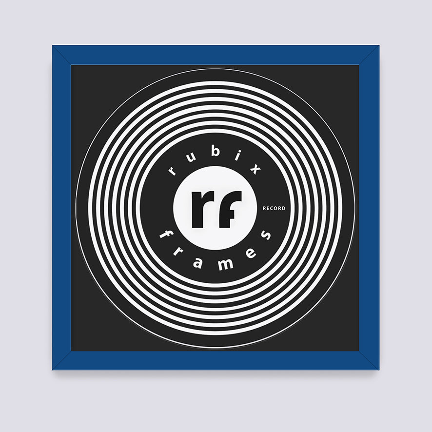 Blue - Dark Vinyl Record Frame