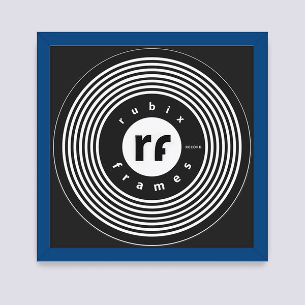 Blue - Dark Vinyl Record Frame