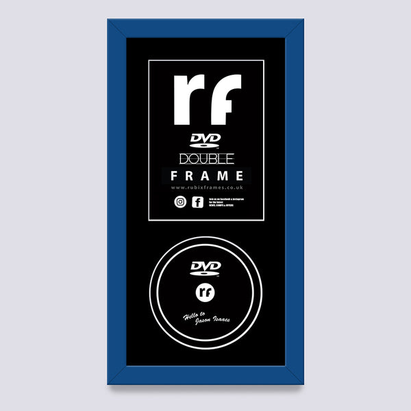 Blue - Dark DVD Single or Double Frame