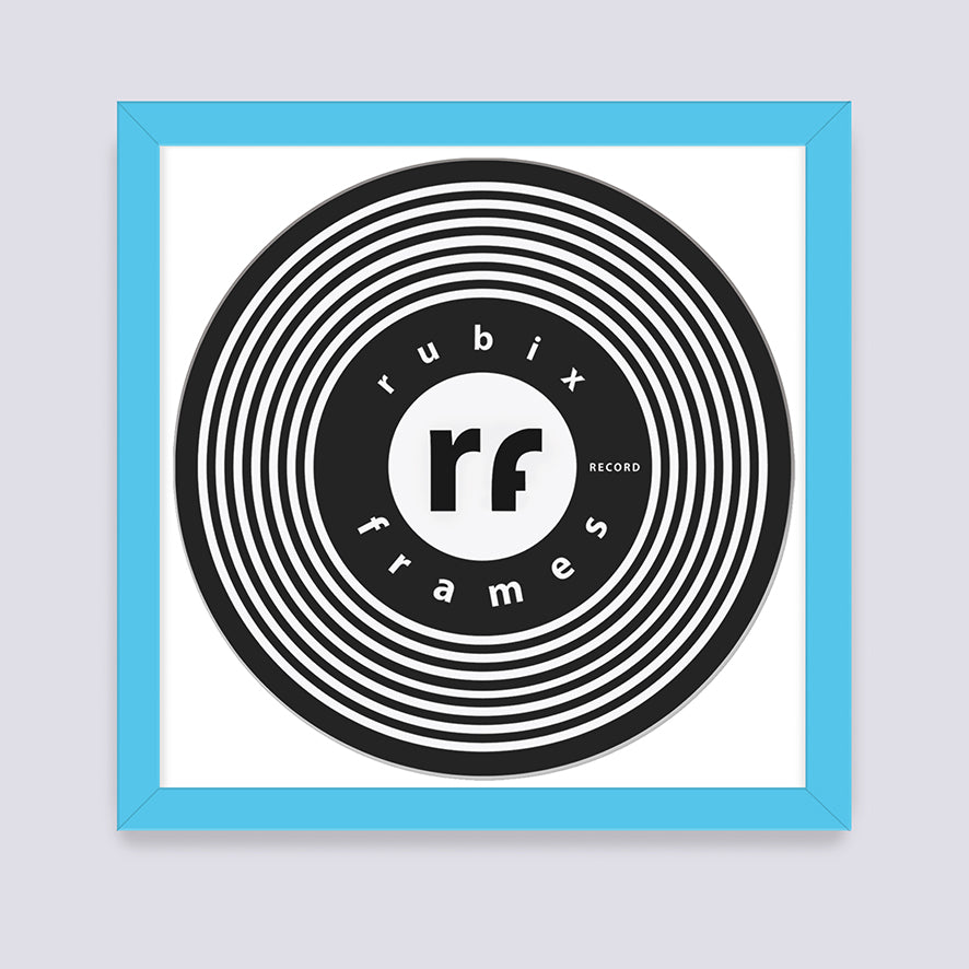 Blue - Light Vinyl Record Frame