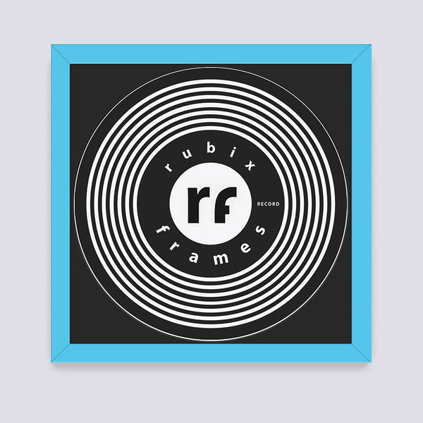 Blue - Light Vinyl Record Frame