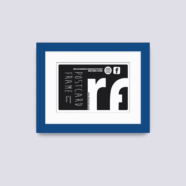 Blue - Dark Postcard Picture Frame