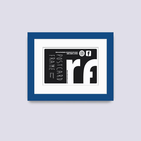 Blue - Dark Postcard Picture Frame