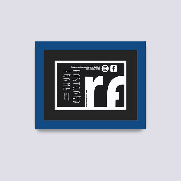 Blue - Dark Postcard Picture Frame