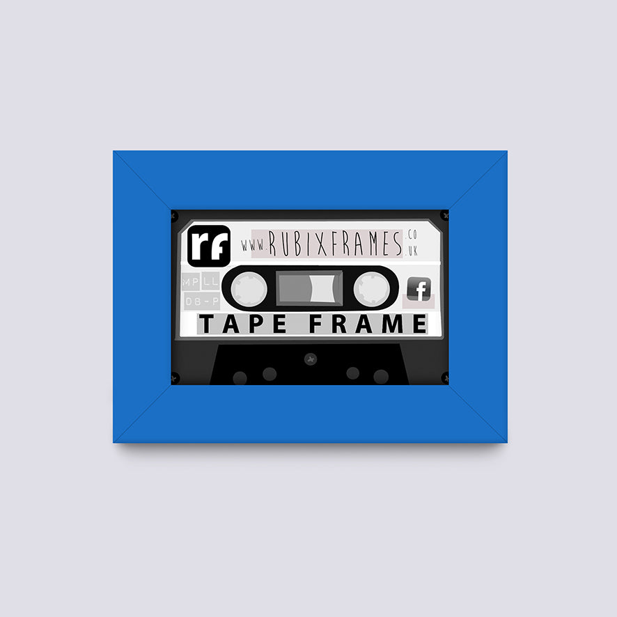 Blue - Medium Audio Cassette Tape Frame