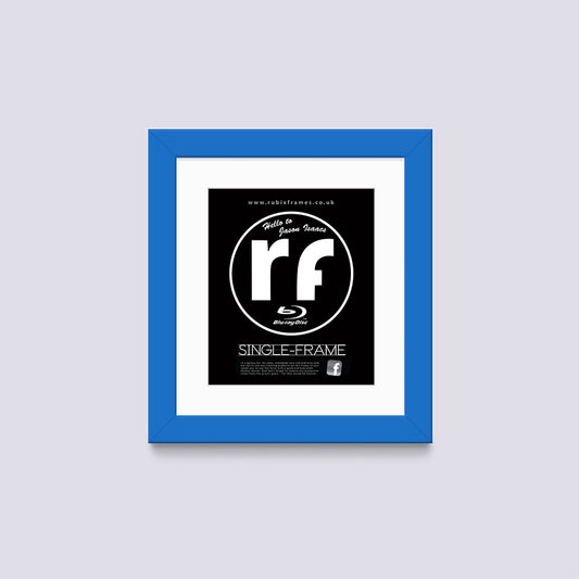 Medium Blue Blu-ray Single Cover Frame