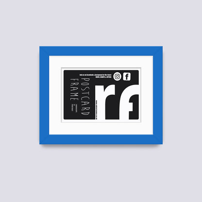 Medium Blue Postcard Picture Frame