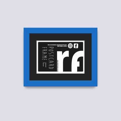 Medium Blue Postcard Picture Frame