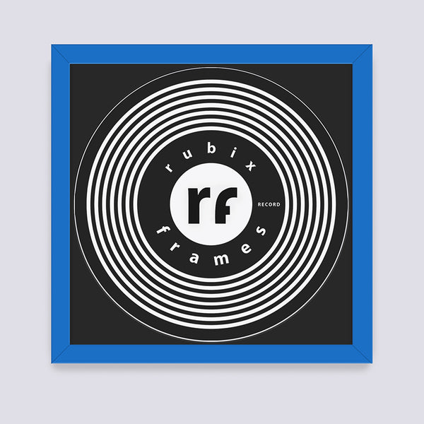 Blue - Medium Vinyl Record Frame