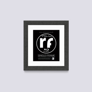 Grey - Dark (Wood Grain) Blu-ray Frame
