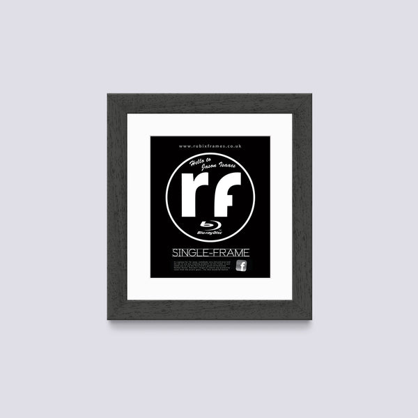 Grey - Dark (Wood Grain) Blu-ray Frame