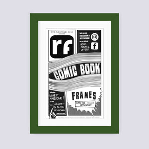 Green - Dark Comic Book Frame