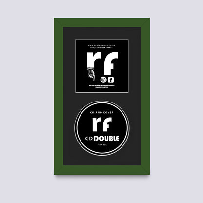 Green - Dark CD Single or Double Frame