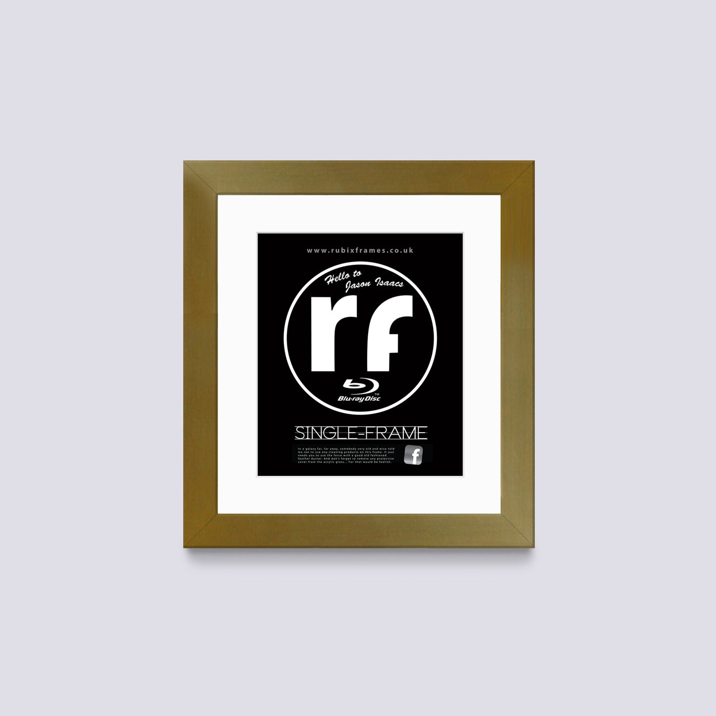 Gold Blu-ray Frame