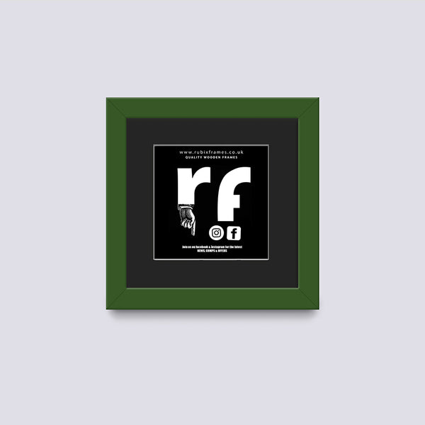 Green - Dark CD Single or Double Frame