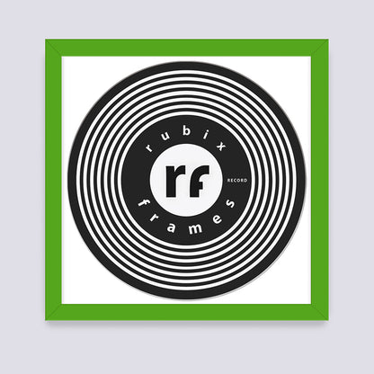 Green Vinyl Record Frame