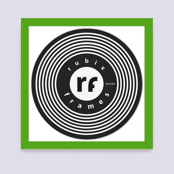 Green Vinyl Record Frame