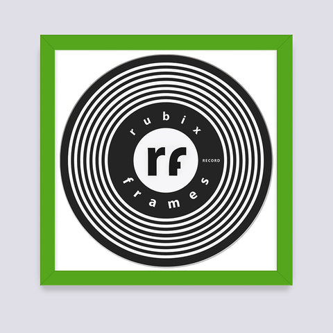 Green Vinyl Record Frame