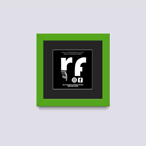Green CD Single or Double Frame