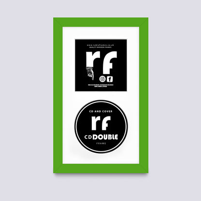 Green CD Single or Double Frame