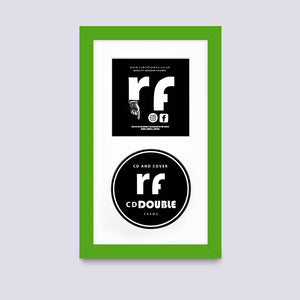 Green CD Single or Double Frame