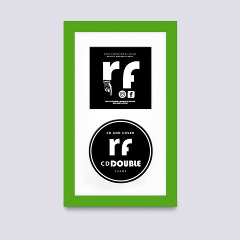 Green CD Single or Double Frame