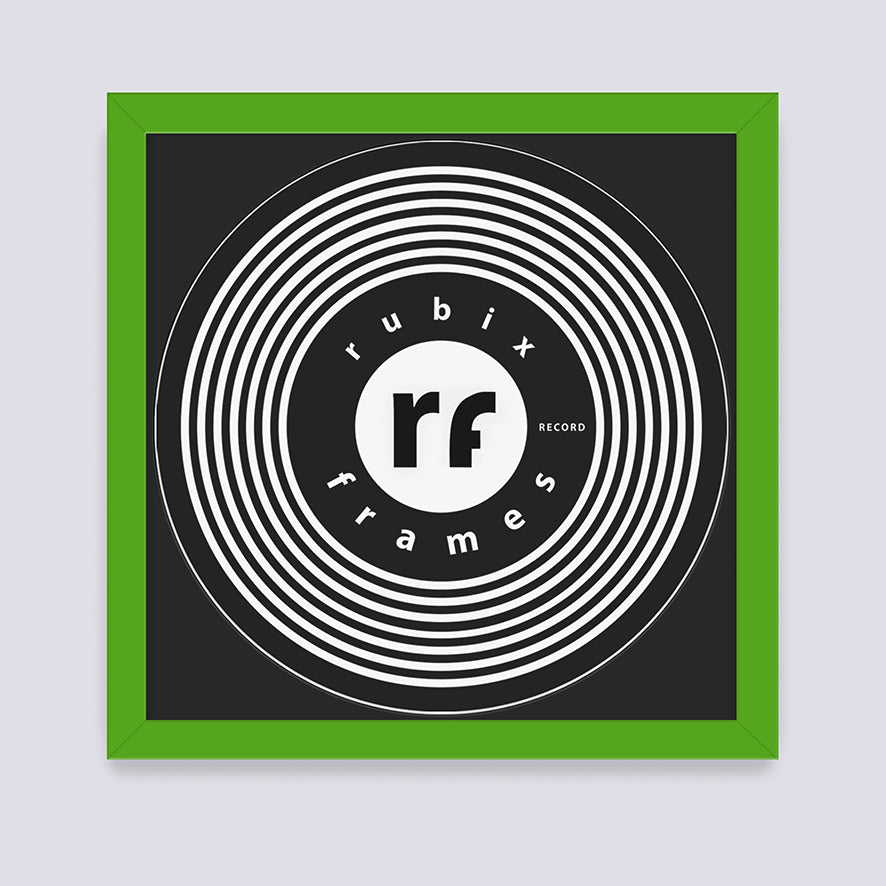 Green Vinyl Record Frame