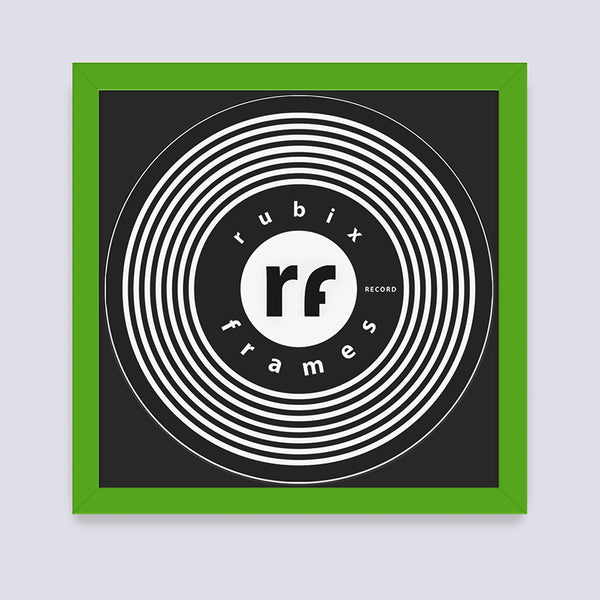 Green Vinyl Record Frame