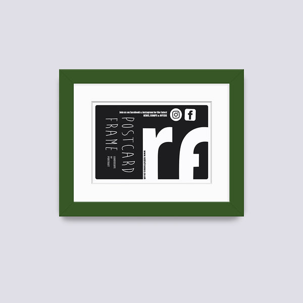 Green - Dark Postcard Picture Frame