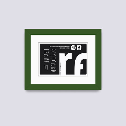 Green - Dark Postcard Picture Frame