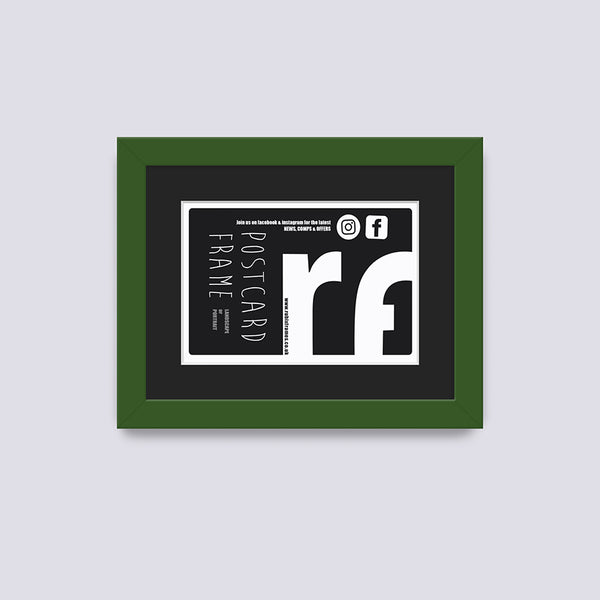 Green - Dark Postcard Picture Frame