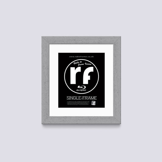 Light Grey (Wood Grain) Blu-ray Single Cover Frame