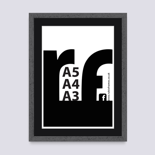 Grey - Dark (wood Grain) A3 A4 A5 Frame