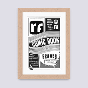 Wood (Light) Comic Book Frame