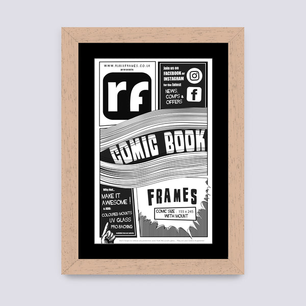 Wood (Light) Comic Book Frame