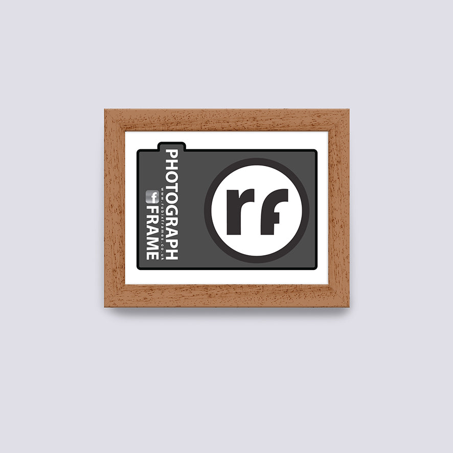 Wood - Oak Finish (Wood Grain) Photograph Frame