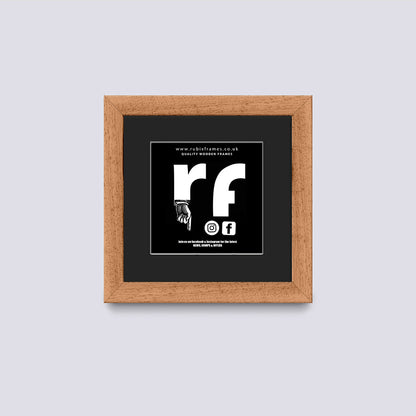 Wood (Oak Finish) CD Single or Double Frame