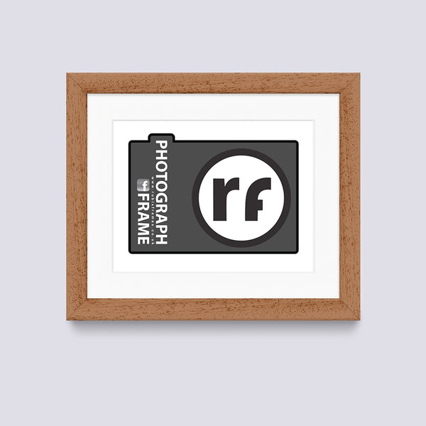 Wood - Oak Finish (Wood Grain) Photograph Frame