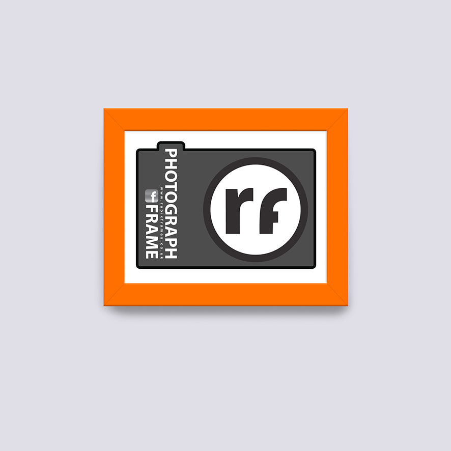 Orange Photograph Frame