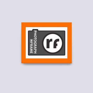 Orange Photograph Frame