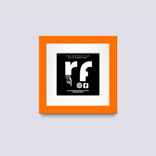 Orange CD Single 'Cover or Disc' Frame