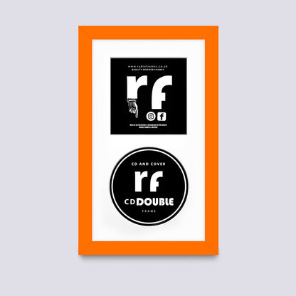 Orange CD Single or Double Frame