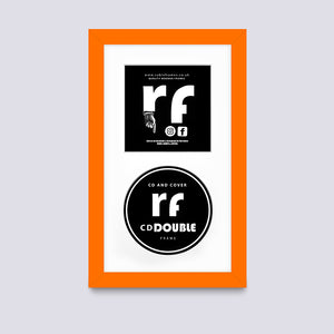 Orange CD Single or Double Frame