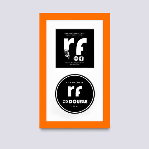 Orange CD Single or Double Frame