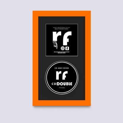 Orange CD Single or Double Frame