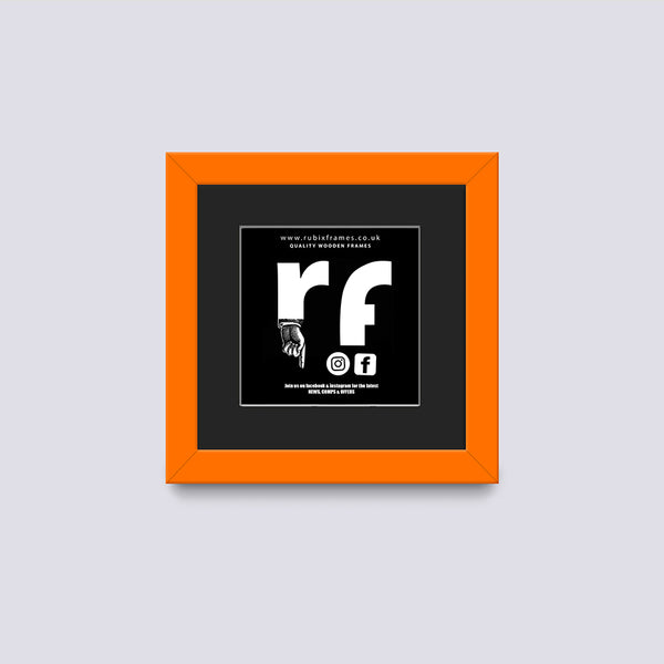 Orange CD Single or Double Frame