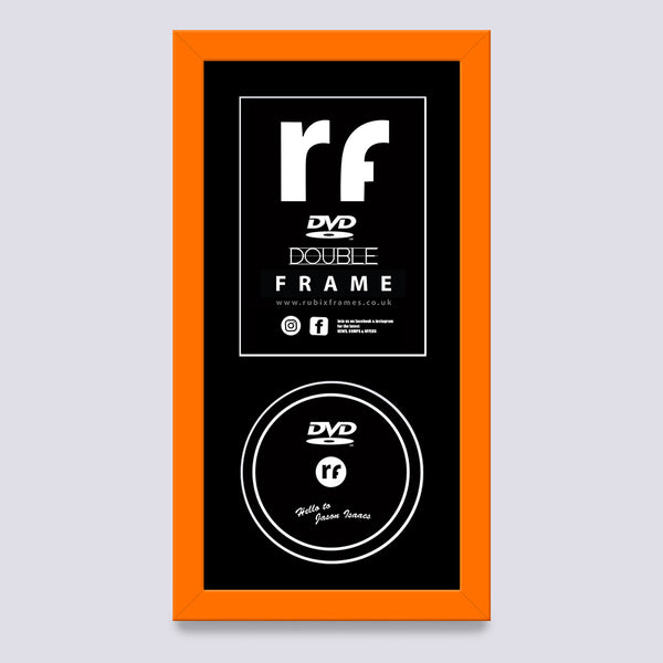 Orange DVD Single or Double Frame