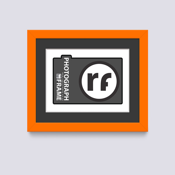 Orange Photograph Frame